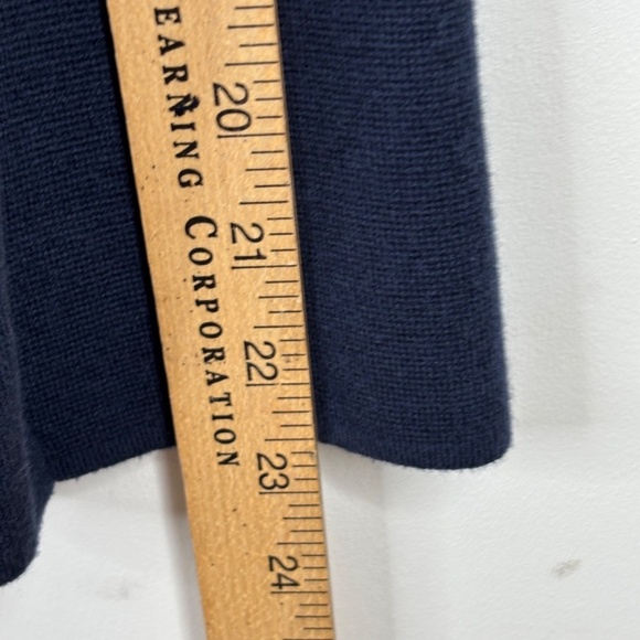 J Crew Camille Sweater Blazer Cardigan XXL Wool Navy Old Money Preppy Nautical - Picture 10 of 11